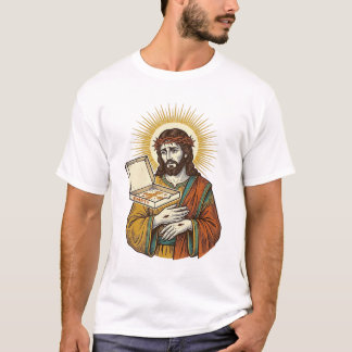 Camiseta Caixa de Pizza Vazia Jesus Frigorífico Traição Hum