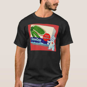 Camiseta Caixa de produtos hortícolas de ursinho, serração