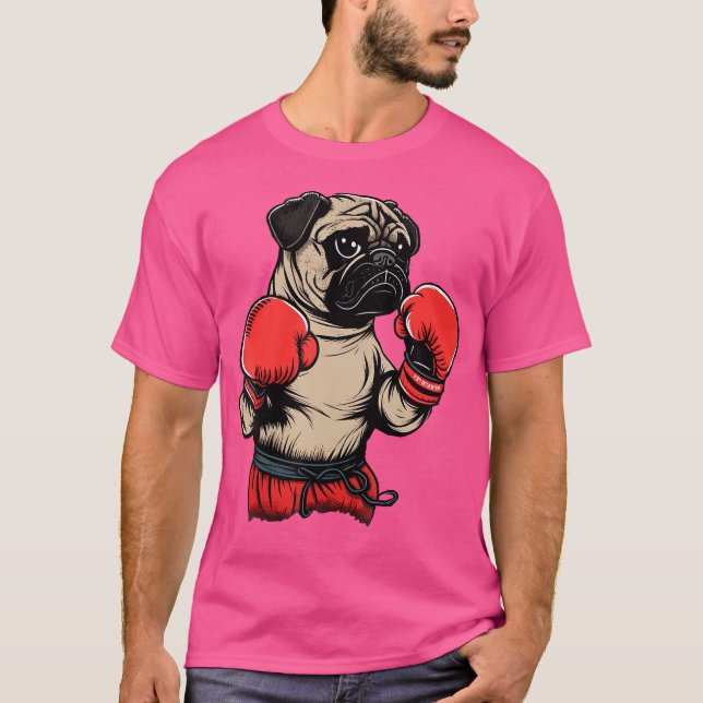 Camiseta Caixa de seleção de luvas de boi para cães de boi  (Frente)