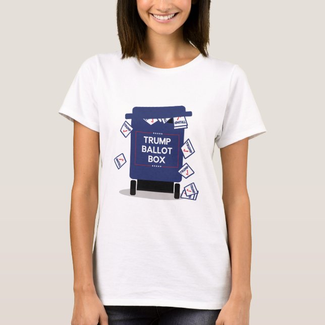 Camiseta Caixa de Seleção de Trump (Frente)