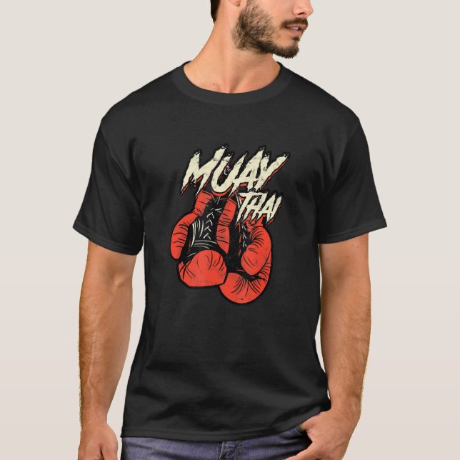 Camiseta Caixa de Seleção Muay thai boxing glove Mixal Mart (Frente)