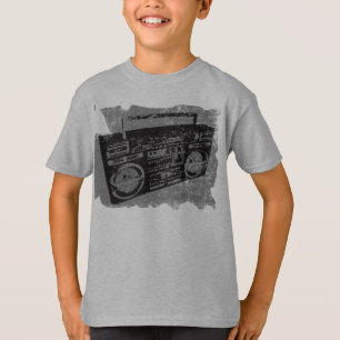 CAMISETA CAIXA DE SOM BOOM DOS ANOS 80 E 90 RETRÔ LEGAL