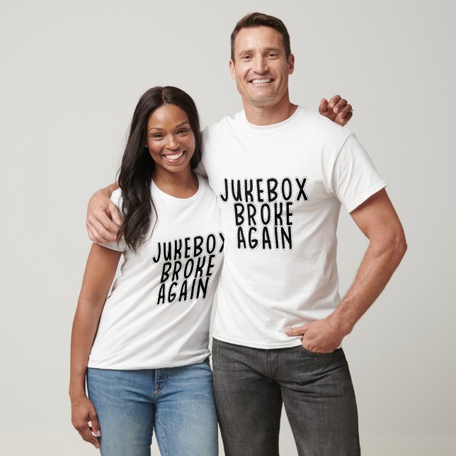 Camiseta Caixa de som quebrou novamente (Unissex)