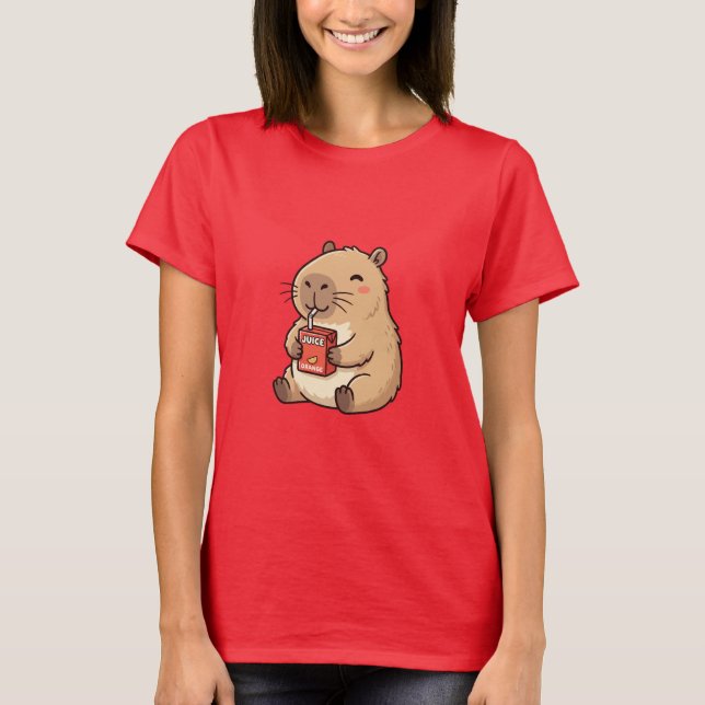 Camiseta Caixa de Suco de Capivara (Frente)