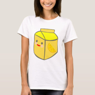 CAMISETA CAIXA DE SUCO DE LARANJA KAWAII DOCE DELICIOSA