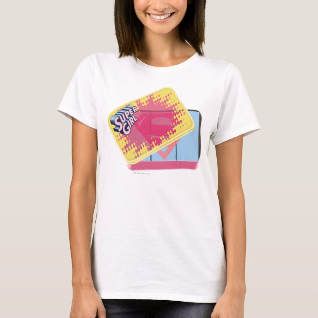 Camiseta Caixa de Supergirl (Frente)