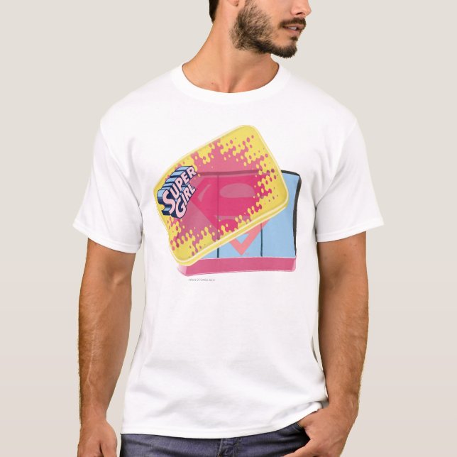 Camiseta Caixa de Supergirl (Frente)