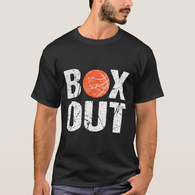 Camiseta Caixa de treinador de basquetebol dizendo oferta n (Frente)