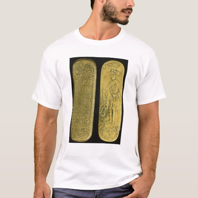 Camiseta Caixa do tabaco que depticting Frederick II (Frente)