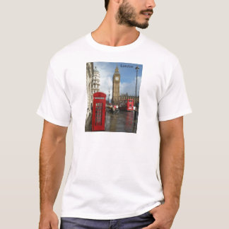 Camiseta Caixa do telefone de Londres & Big Ben (St.K)