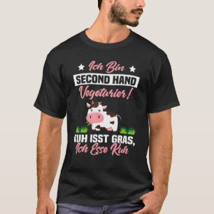 Camiseta Caixa Em Segunda Mão Vaca Vegetal Come Gras Ich E