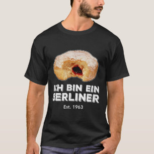 Camiseta Caixa Ich Ein Berliner Speech Jelly Rosquinha Wall