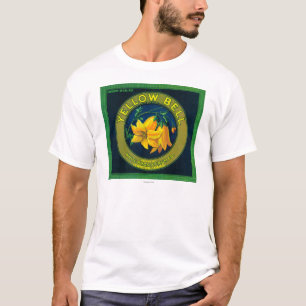 Camiseta Caixa LabelLewiston de Bell Apple amarela,