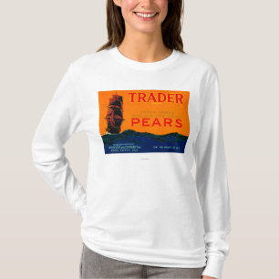 Camiseta Caixa LabelMedford da pera do comerciante, OU