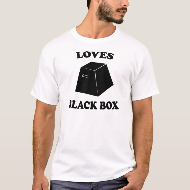 Camiseta Caixa negra dos amores (Frente)