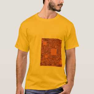 Camiseta Caixa preta abstrato do Dia das Bruxas de cor lara