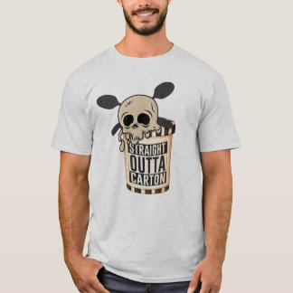 Camiseta Caixa reta de Outta - amante do sorvete do