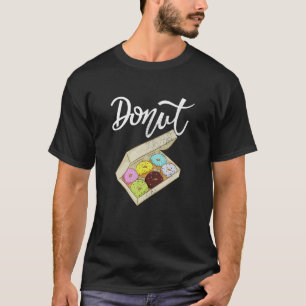 Camiseta Caixa rosquinha de Rosquinha de Rosquinhas de noz-
