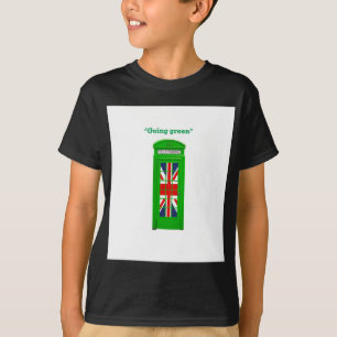 Camiseta Caixa telefônica de Londres "Ficando verde"