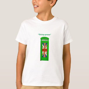 Camiseta Caixa telefônica de Londres "Ficando verde"