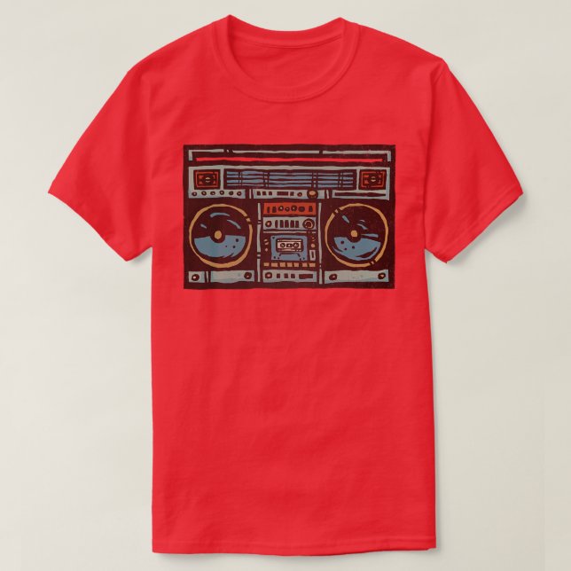 Camiseta Caixa Vintage Boom (Frente do Design)