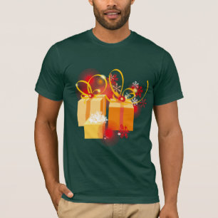 Camiseta Caixas do presente de Natal