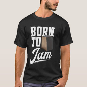 Camiseta Cajón, Nascer De Drumming Peruano Para Jam Drummer