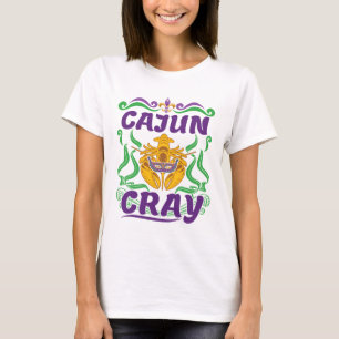 Camiseta Cajun Cray Crawfish Boil Louisiana Nova Orleans