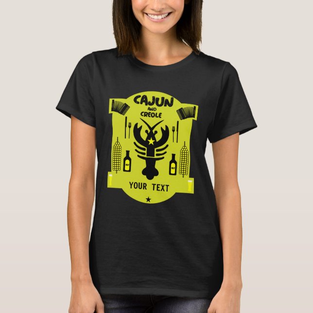 Camiseta Cajun e Creole Cooks (Frente)