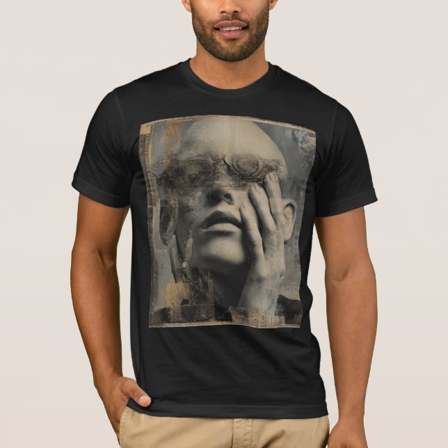 Camiseta Caked in Solace – Spectral Oracle Fine Art Piece (Frente)