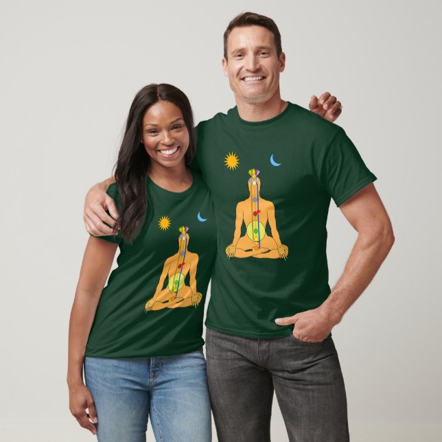 Camiseta Cakras Sentados (Unissex)