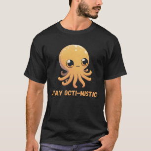 Camiseta Cal de Tentáculos de Coral de Octopus Lulas Octopu