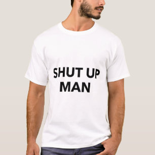 Camiseta Cala a Boca Homem Diz Joe Biden a Donald Trump