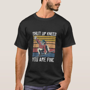 Camiseta Cala a Boca Joelhos Vocês Estão Bem Snowboard Snow