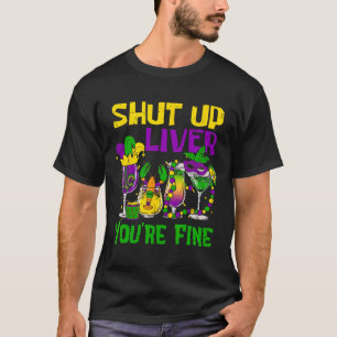 Camiseta Cala Boca Fígado Você Está Bem, Brincadeira de Beb