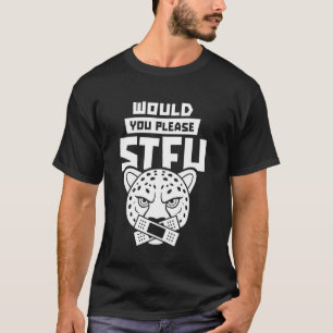 Camiseta Cala-te Africano - Gato Grande Chita Você Por Favo