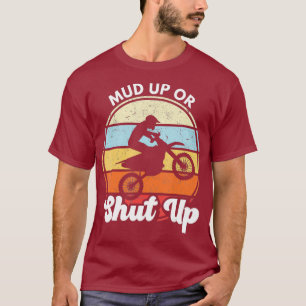 Camiseta Cala-te ou Cale-te Engraçado Motocross Dirt Bike