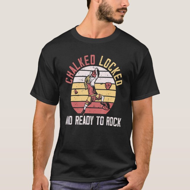 Camiseta Calado E Pronto Para Escalar Boulderi (Frente)