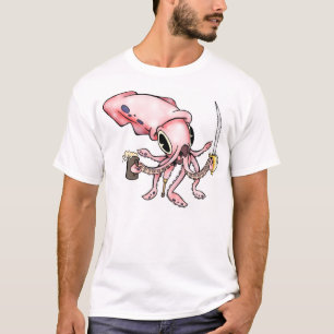 Camiseta Calamar do pirata