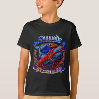Camiseta Calamar gigante de Seamade contra o design da