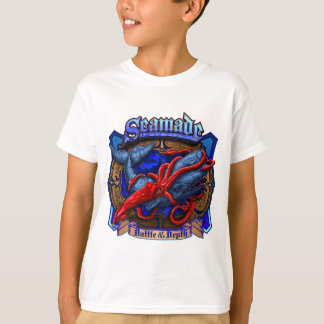 Camiseta Calamar gigante de Seamade contra o design da
