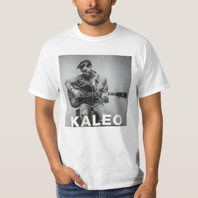 Camiseta calão com guitarra (Frente)