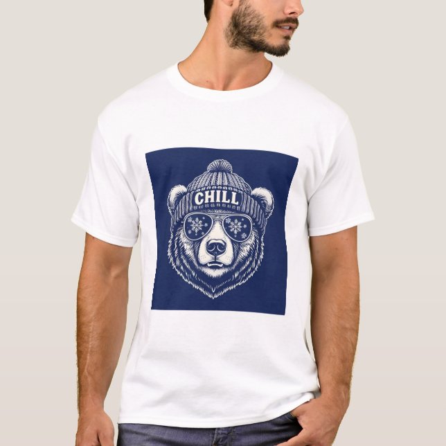 Camiseta Calar Urso com Chapéu (Frente)