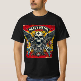 Camiseta Calavera Alada: El Poder del Heavy Metal Español