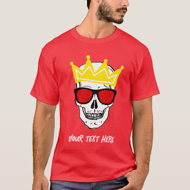 CAMISETA CALAVERA KING (Frente)