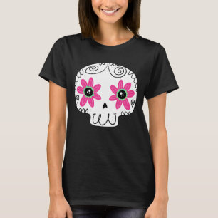 Camiseta Calaverita Dia dos Mortos do Crânio do Açúcar