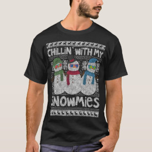 Camiseta Calça Bonita Com Meu Brincadeiro De Neve Feia Xma