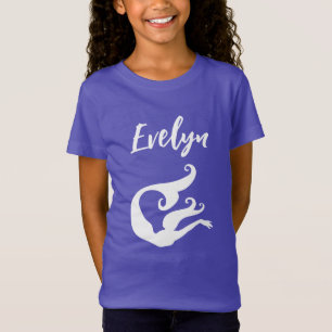 Camiseta Calça-da-sereia para raparigas