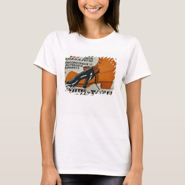 Camiseta 'Calçado Compra', Zurique (lito colorido) (Frente)