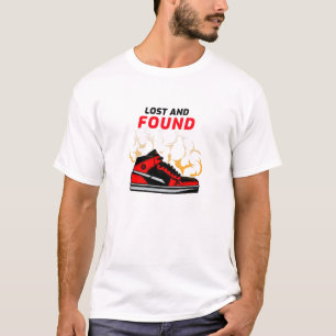 Camiseta Calçado de basquete perdido e encontrado